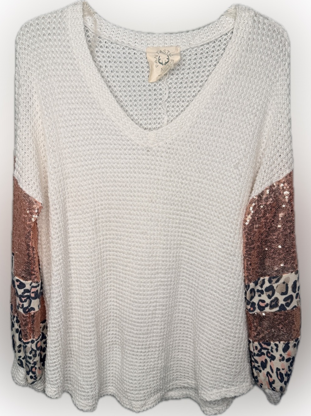 Fantastic Fawn Shirt with Sequins